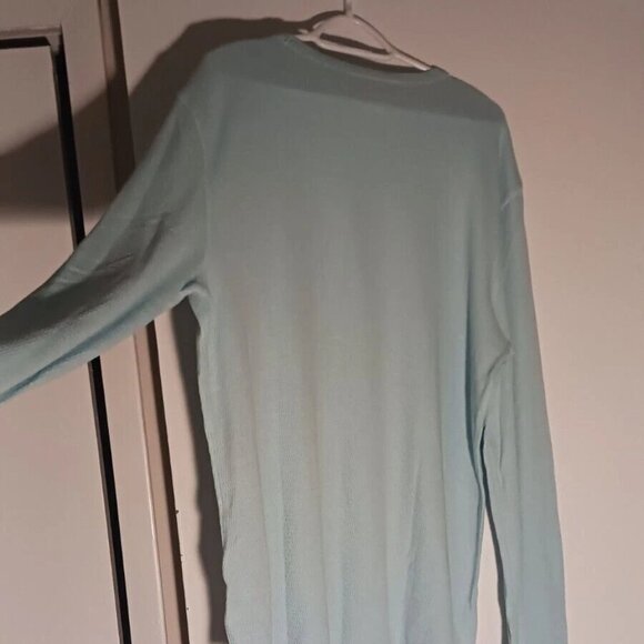 Sonoma Mens Super Soft Thermal Shirt Light Blue Long Sleeve Shirt 3XLT (Tall) - Picture 5 of 5